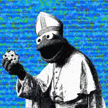 Cardinal Cookie Monsteron